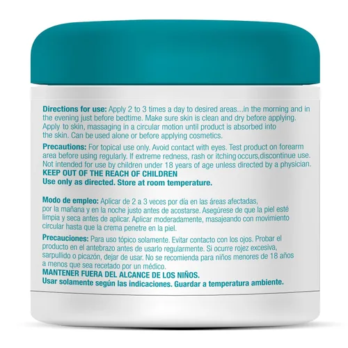 Vista 3 de Dermactin Crepe Be Gone Body Souffle Classic - Grande 12 onzas - Crema reafirmante para la piel crepé ultra hidratante para cuello, pecho, brazos