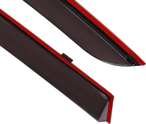 Vista 7 de FINDAUTO Deflector de ventana lateral, protectores de lluvia, deflector de ventana lateral, 4 piezas, apto para 2013-2017 para Honda para Accord