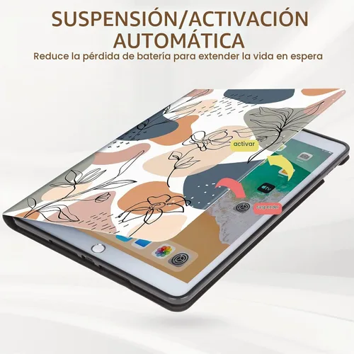 Vista 4 de Funda para iPad de 9ª generación, funda para iPad de 7ª generación, para iPad de 8ª generación, fundas de 10.2 pulgadas, a prueba de golpes Pintura
