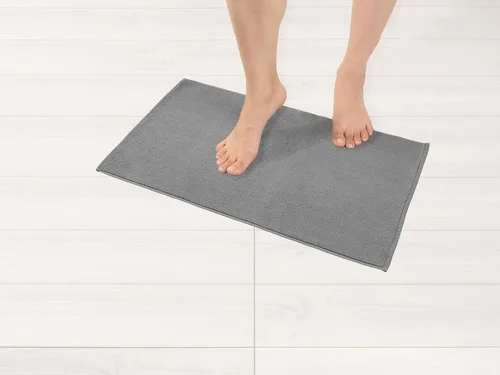 Vista 44 de American Soft Linen - Alfombra de baño antideslizante, 100% de algodón, 17 x 24 pulgadas, alfombras de baño lavables, tapetes peludos, color beige