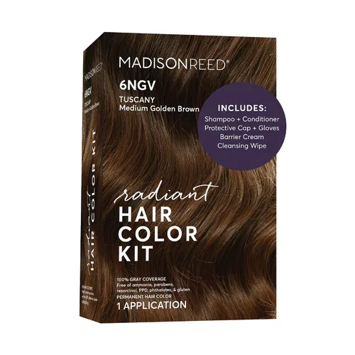 Vista 71 de Madison Reed - Kit de tinte radiante para el cabello, tinte permanente para el cabello, 100 % cobertura de canas, sin amoníaco, negro Parma 2.5NNN