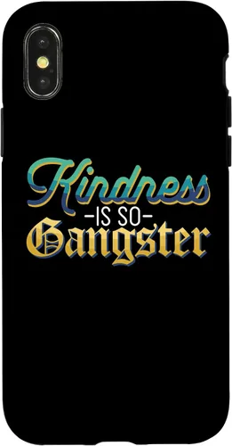 Vista 5 de Motivational Kindness is So Gangster Nice People Case for iPhone 17
