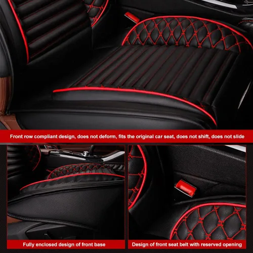 Vista 5 de Fundas de asiento delantero para RX 350 RX350 2012-2017 de cuero sintético protector de asiento de coche cojines impermeables accesorios de asiento