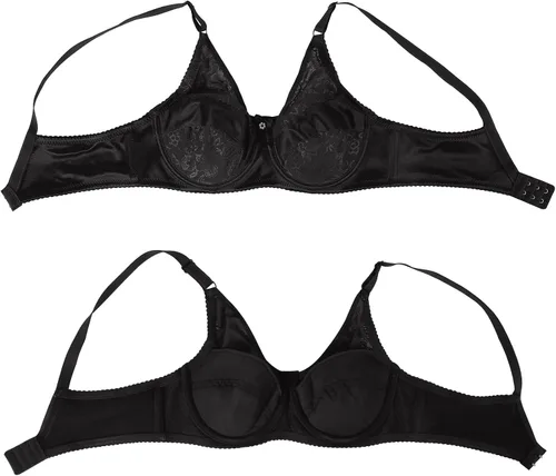 Vista 4 de Vollence Sujetador de bolsillo con forma de pecho de silicona para mastectomía Crossdresser Cosplay