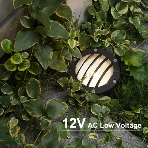 Vista 5 de GOODSMANN Luces LED de bajo voltaje para paisaje, 4 W, 12 V, 200 lúmenes, blanco cálido con conector de cable para terraza, escalón, jardín