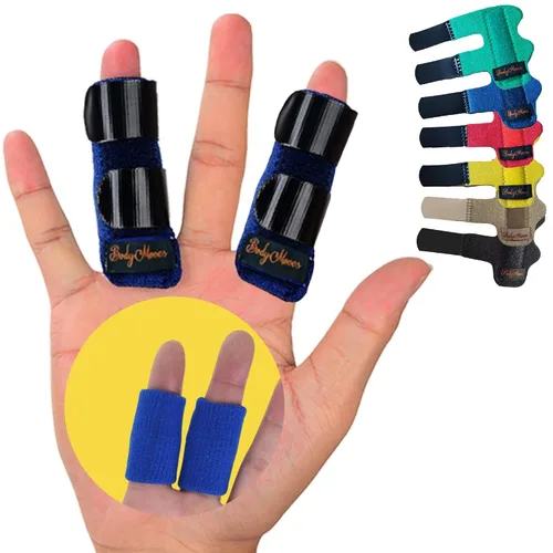 Vista 15 de BodyMoves - Férulas para dedos fracturados o para la rehabilitación posquirúrgicas y protectores para aliviar síntomas de artritis y dedos
