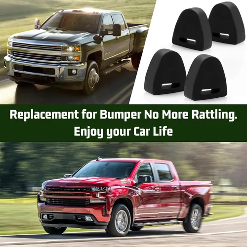 Vista 7 de 16633065 Parachoques de tope de puerta trasera para parachoques de goma derecho o izquierdo - Compatible con Chevy Silverado Si-er-ra Pickup