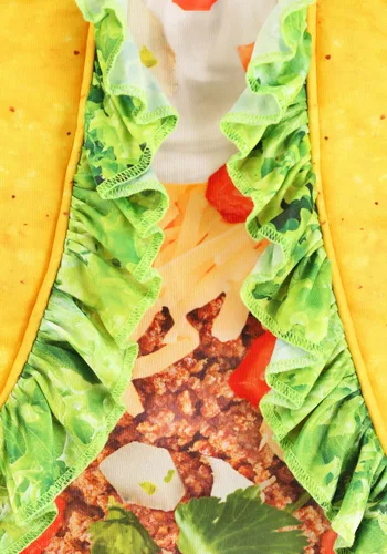 Vista 3 de Disfraz de Taco Pequeño para Bebés Multicolor