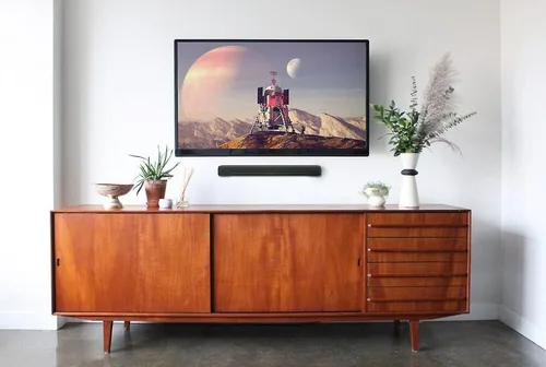 Vista 3 de Yamaha Audio SR-C20A Barra de sonido compacta con subwoofer incorporado y Bluetooth, negro