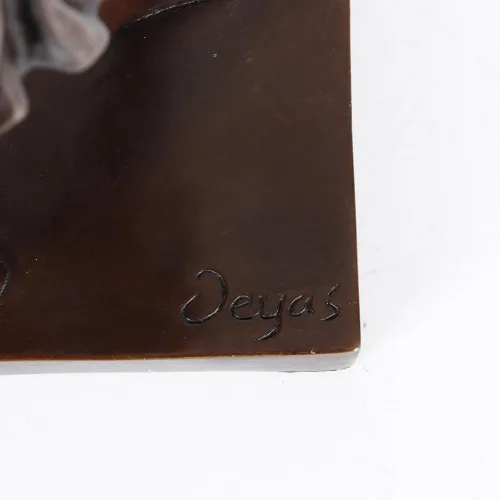 Vista 7 de Estatua de bronce de catorce años de bailarina de Degas Ballerina Art Famosa escultura réplica decoración del hogar regalos