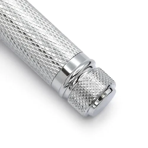 Vista 5 de Máquina de afeitar de doble filo., (Short Handle), corto, Moleteado