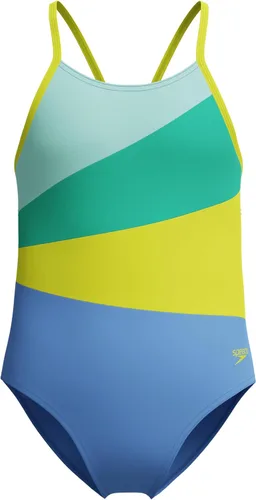 Vista 55 de Speedo Traje de baño de una pieza para niña con tiras finas Azul (Blue Print)