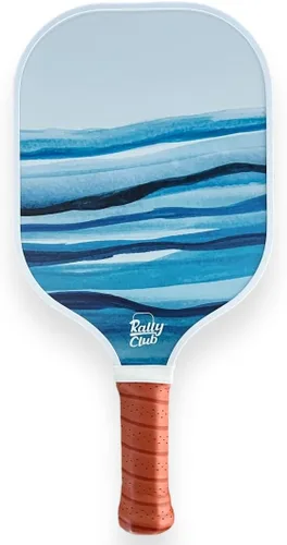 Vista 23 de Rally Club Paletas de pickleball para hombres y mujeres Núcleo compuesto de panal de fibra de carbono Ligero duradero Diseño único elegante