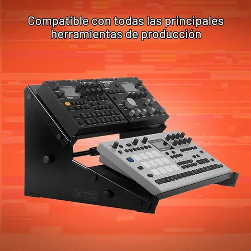 Vista 3 de XTS Duo-Flex - Soporte de sobremesa, 2 niveles para pedales FX