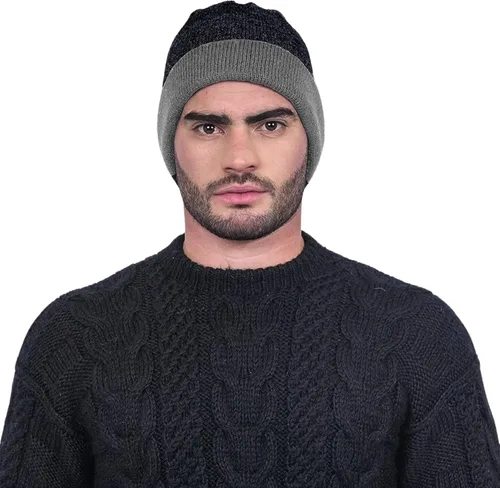 Vista 2 de Gamboa Sombrero de alpaca para hombres y mujeres, gorros de invierno de lana cálida peruana