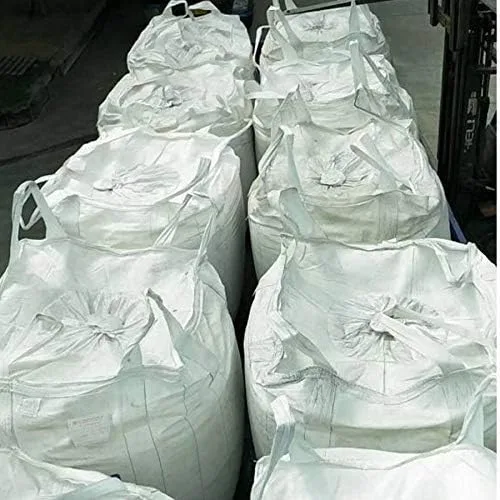 Vista 5 de Paquete de 5 bolsas FIBC a granel, 1 tonelada, 35 pulgadas de largo x 35 pulgadas de ancho x 43 pulgadas de alto, 2200 libras SWL, resistente