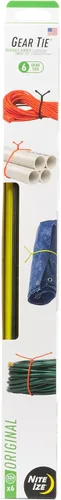 Vista 2 de Nite Ize Original Gear Tie, Reusable Rubber Twist Tie Negro