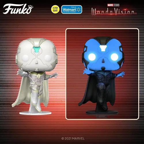 Vista 3 de Funko Pop WandaVision The Vision Glow in the Dark Edición especial