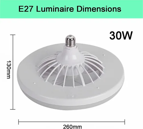 Vista 7 de Ventilador de techo con luz, ventilador de techo oculto E27, moderno ventilador de techo LED empotrado, ventilador invisible con iluminación