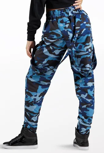 Vista 3 de Balera Pantalones para mujer con estampado de camuflaje y correas para bailar Pop Star