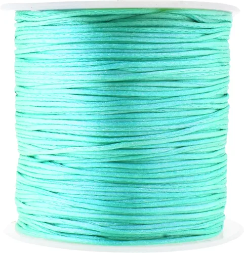 Vista 126 de Mandala Crafts Cordón de satén de cola de rattail de 0.02 in para nudos chinos de macramé