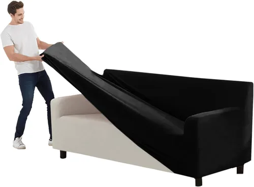 Vista 113 de Funda para Sofá de Terciopelo, Fundas Elásticas para Sofá para Funda Principal Separada/Respaldos y Cojines de Asiento, Funda para Sofá, para Fundas