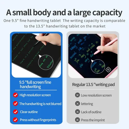 Vista 6 de 9.5in Magnetic LCD Writing Tablet, Digital Notepad