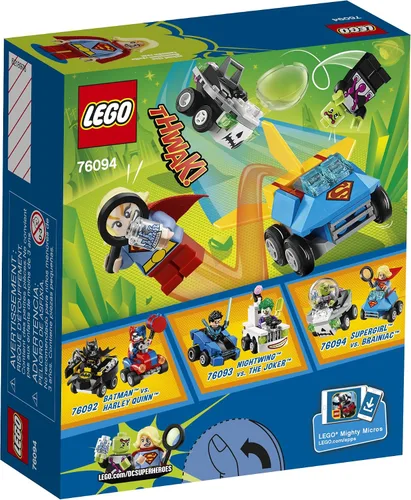 Vista 5 de LEGO DC Super Heroes Mighty Micros: Supergirl vs. Brainiac 76094 Kit de construcción (80 piezas)