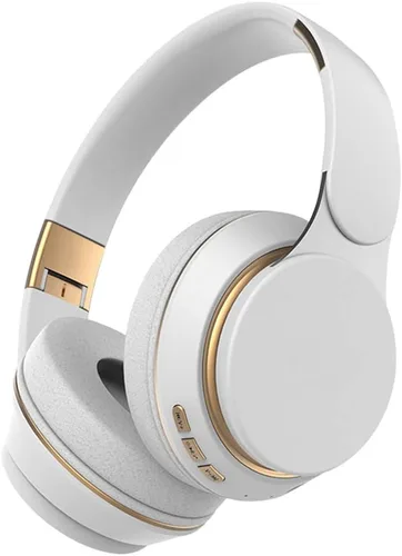 Vista 10 de Auriculares inalámbricos con Bluetooth 5.0, auriculares estéreo plegables sin pérdidas, con micrófono, FM, ranura SD/TF, cancelación activa de Negro