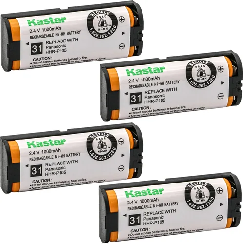 Vista 8 de Kastar Paquete de 1 batería de repuesto para Panasonic KX-TGA571S KXTGA571S KX-TGA572 KXTGA572 KX-TGA573S KXTGA573S KX-TGA670 KXTGA670 KX-TGA670B