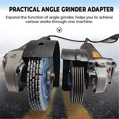 Vista 3 de Amoladora angular a máquina ranuradora, convertidor adaptador de taladro de tornillo, cabezal de conversión M10/M14 para conversión de máquina