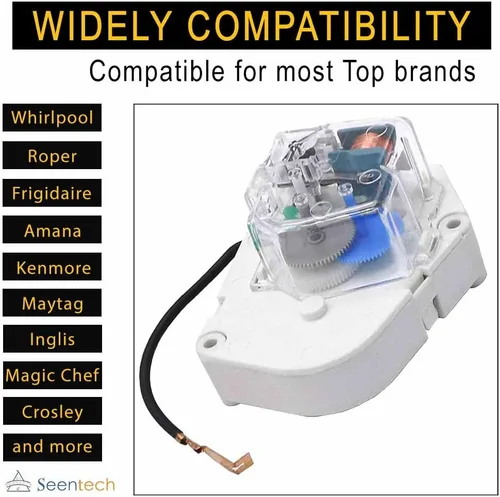 Vista 2 de Seentech W10822278 Temporizador de descongelación para refrigerador fácil de instalar, compatible con refrigeradores y congeladores Whirlpool