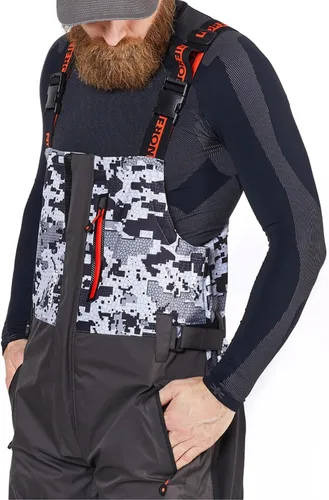 Vista 7 de NORFIN Pro Dry 3 - Babero impermeable aislado y transpirable, resistente al viento