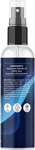 Vista 9 de Vitamatic Spray de aceite de magnesio puro, 8 onzas, espray de magnesio de grado USP, sin minerales traza poco saludables