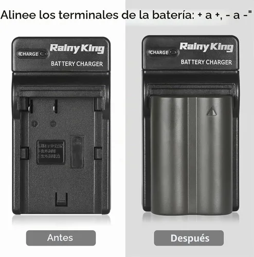 Vista 6 de BP-511/511A/508/512/522/535 Cargador de batería para Canon EOS 10D, 20D, 300D, 30D, 40D, 50D, 5D, D30, D60, Digital Rebel