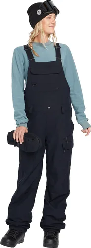 Vista 3 de Volcom Creston Stretch Snowboard Ski Bib Overoles Pantalones de nieve para mujer