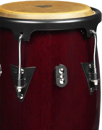 Vista 2 de Latin Percussion LPA646-DW Conga Tambor Madera Oscura/Negro
