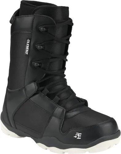 Vista 9 de 5th Element ST - Botas de snowboard con cordones y dial para hombre - Negro, compatibles con fijaciones de snowboard con correas - Forros