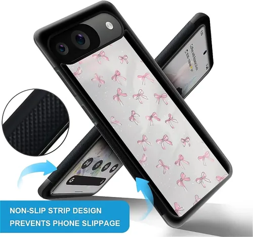 Vista 77 de Compatible con Google Pixel 4A 5G Mobile Case Creative Acrylic Panel trasero Silicona Protección Grip especialmente diseñado para Google Pixel 4A 5G