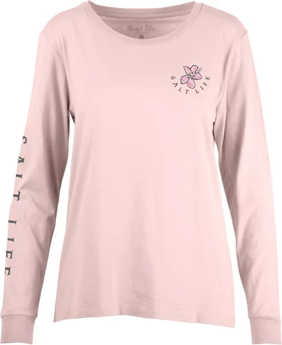 Vista 2 de Salt Life Women's Pineapple Paradise Long Sleeve Boyfriend Tee