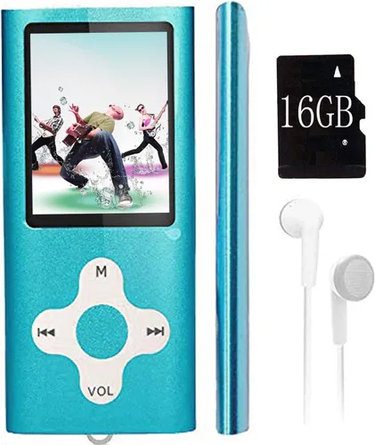 Vista 3 de Mp3 Player,Music Player with a 16 GB Memory Card Portable Digital Music Player/Video/Voice Record/FM Radio/E-Book Reader/Photo Viewer/1.8 LCD (Black)