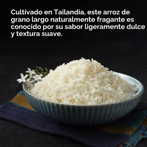 Vista 6 de Golden Star Thai Hom Mali - Arroz jazmín blanco, bolsa de 2 libras