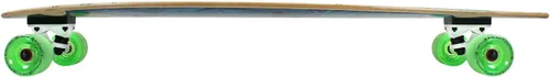 Vista 4 de Paradise Longboard Pintail Complete Cruiser Skateboard, Panda, 9.75 x 41 pulgadas
