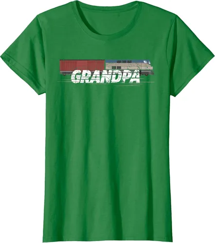 Vista 38 de RC Model Train Shirt Grandpa Train Boxcar HO Scale T-Shirt Negro