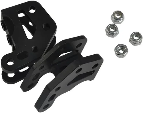Vista 5 de Aleación doble inferior montaje de enlace de choque para 1/10 RC Crawler Axial Wraith 90018 RR10