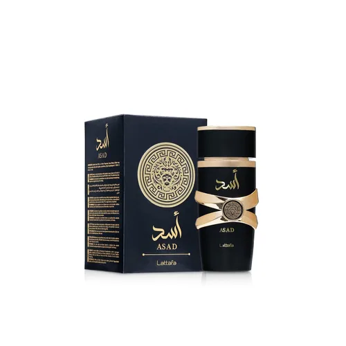 Vista 2 de Lattafa Perfume Importado de Larga Duración de Lujo en Spray Asad Premium Fragancias Refrescantes de Oud y Almizcle Eau De Parfum 100 ml Perfume