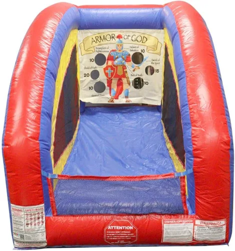 Vista 28 de Juegos de marco de aire sellado Ultralite Lanzamiento de bolas y bolsas Incluye marco, panel, soplador integrado, bolas y bolsa para patios