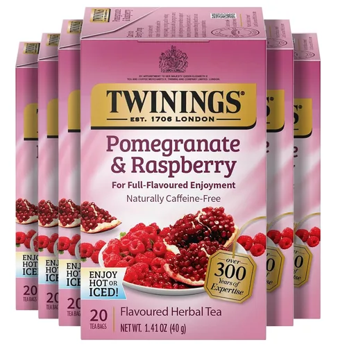 Vista 133 de Twinings Bolsas de té negro Blackcurrant Breeze envueltas individualmente, 20 unidades (paquete de 1), dulce, sabor picante, con cafeína, disfruta
