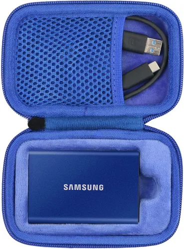 Vista 9 de co2CREA - Funda rígida de viaje para Samsung T3 T5 portátil de 250 GB, 500 GB, 1 TB, 2 TB, SSD USB 3.0, unidades externas de estado sólido