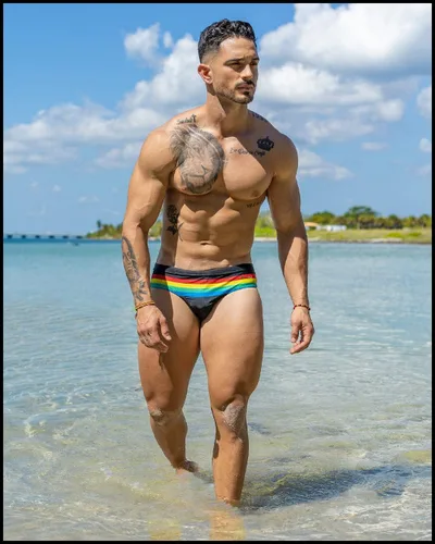 Vista 95 de Bang Men's Swimwear - Swim Brief - Premium Swimsuit w/Removable Pouch